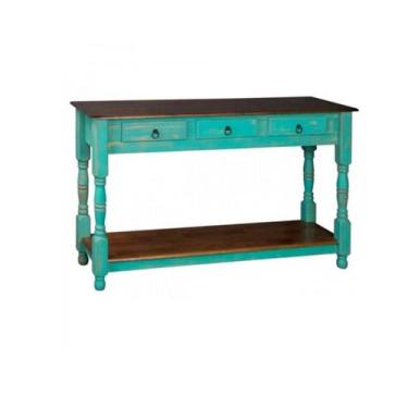 Imagem de Aparador 3 Gavetas Pés Torneados - Tommy Design - Meyer, Verde