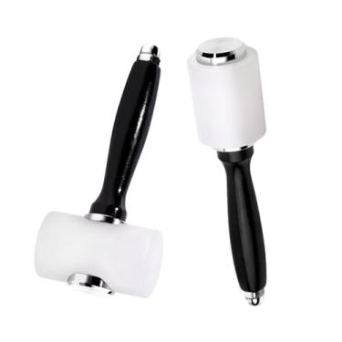 Imagem de YIJU 2Pcs Martelo de Escultura em Couro DIY Ferramenta de Couro Cabeça Reta Martelo de Nylon para Artigos de Couro Feitos à Mão Acessórios