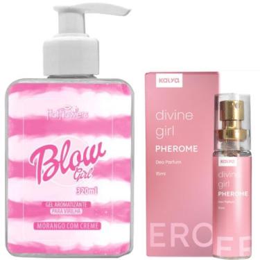 Imagem de Hidratante Blow Girl Creme e Gel Aromatizante Beijavel Virilha e Perfu