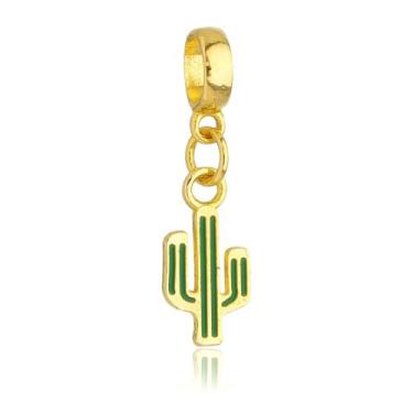 Imagem de Berloque Cacto Banhado a Ouro 18k - Work Semijoias