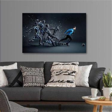 Imagem de Quadro decorativo Cristiano Ronaldo Cr7 em Tecido - Wall Frame