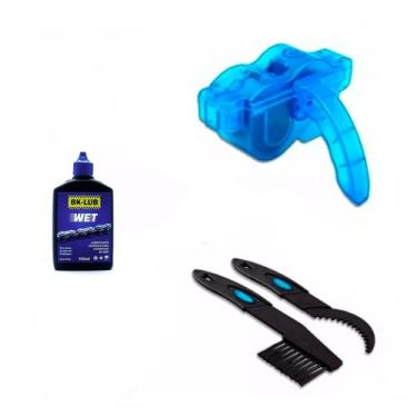 Imagem de Kit Limpa Corrente Limpador De Correntes Bicicleta Ciclismo - GTC