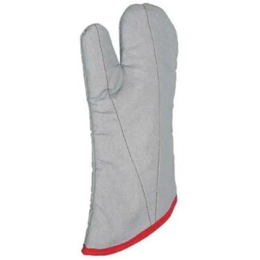 Imagem de Luva Térmica Metalizada Forno Fogão Cozinha Cano Longo 33cm - Alklin