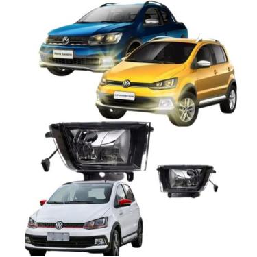 Imagem de Par Farol Auxiliar Milha Crossfox 2015 Saveiro Cross G7 2017 - Suitz