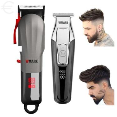Imagem de Máquina De Cortar Cabelo E Máquina Acabamento C24 - Wmark