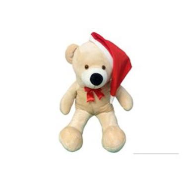 Imagem de Urso de Natal Teddy Natalino 70cm Acompanha Gorrinho-508 - Luck Baby, 