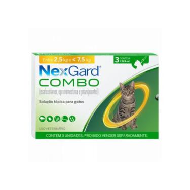 Imagem de Nexgard Combo Gatos 2,5 a 7,5kg Antipulgas 3 Pipetas - Geral