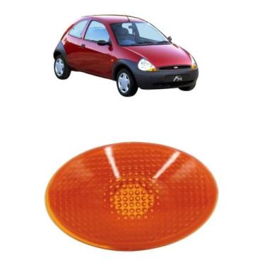 Imagem de Lanterna Luz Lateral Pisca Âmbar Cristal Laranja Ford Ka Fiesta Courie