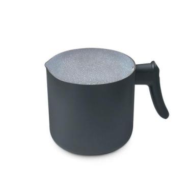 Imagem de Fervedor Hercules Antiaderente Ceramica Soft Touch Cinza 14x11cm