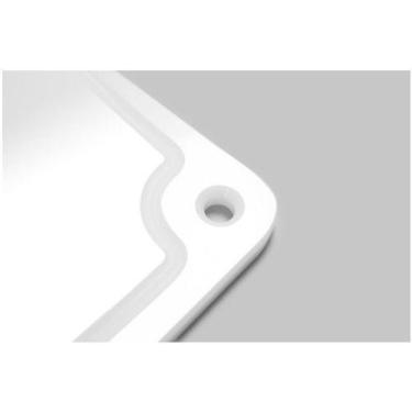 Imagem de Tabua De Corte Polietileno Profissional Pronyl 50x30x1,0 Cm, Branco