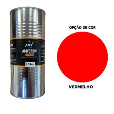 Imagem de Amycron 900ml - tinta para couro (loja oficial), VERMELHO