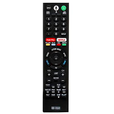 Imagem de Allimity Controle remoto de voz de substituição RMF-TX310U RMF-TX220U compatível com Sony TV XBR-55A8G XBR-60X830F XBR-43X800G KD-75X780F KD-43X750F XBR-65X850F XBR-49X900F XBR-75Z9Z90F F XBR-5 5A8F