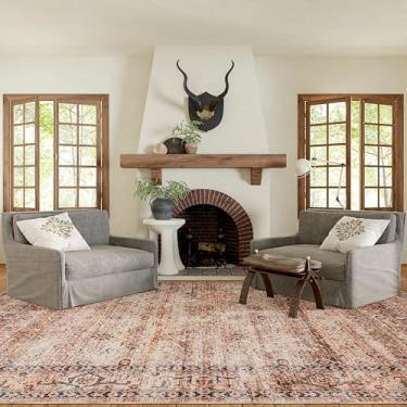 Imagem de nuLOOM Tapete de área lavável à máquina Gwyn, 8,8 cm x 5,7 cm, bege