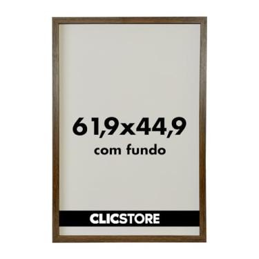 Imagem de Moldura Decorativa 44,9x61,9 cm Quebra Cabeça Grow Puzzle 1000 peças Quadro Pôster Painel p/Parede Escritório s/Vidro (Tabaco)