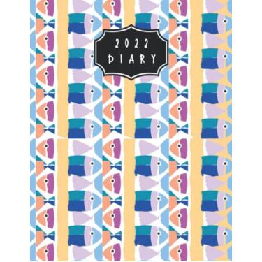 Imagem de 2022 Diary: A4 One Page Per Day To View Dated Planner Agenda Organiser Calendar - 2022 Journal A4 Page A Day - 2022 Diary Fish