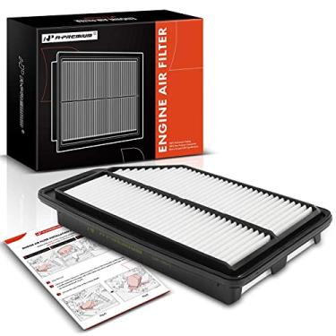 Imagem de A-Premium Filtro de ar do motor compatível com Honda Odyssey 2011-2017, V6 3,5L, painel rígido, substituição # CA11042, 17220RV0A00