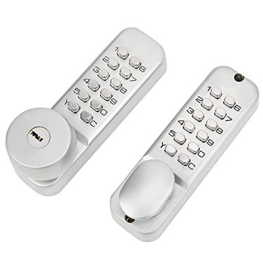 Imagem de Fechaduras Inteligentes Com Senha Mecânica, Fechadura Com Combinação Easytoset para Segurança Doméstica e Externa, Resistente, Dupla Face
