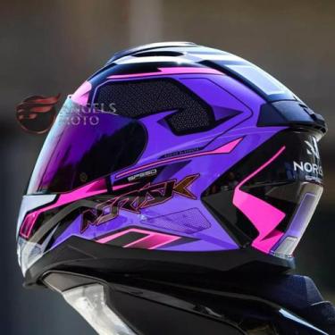 Imagem de Capacete Norisk Fab FF802 Razor Speedmax Black Pink, Rosa, 56