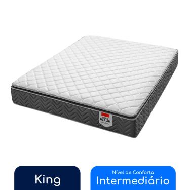 Imagem de Colchão Super King Molas Ensacadas Americanflex Duo Black Gel III 193x203x27cm