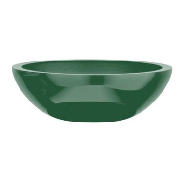 Imagem de Vaso Bacia Suculenta Para Planta Flor Fibra Vidro 25cm Cores (VERDE ESCURO)