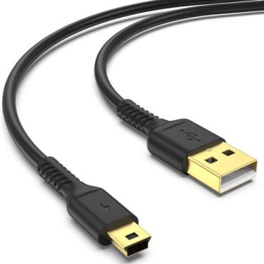 Imagem de Cabo USB ULIFTUS 2m (6,6 pés) - Tipo A Macho para Mini B Macho 2.0