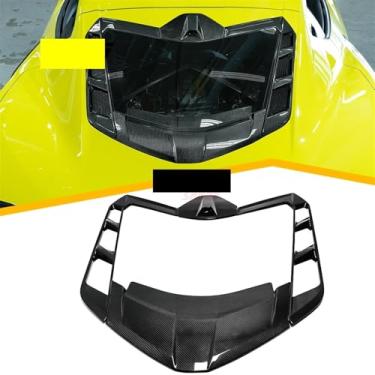 Imagem de Compatível para Corvette C8 Stingray Coupe Z06 Z51 2020-2024 Capô traseiro do carro Motor Câmera Janela Painel de teto Adesivo Capa Guarnição Acessórios(Full Stes)
