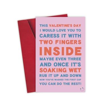 Imagem de FSSDAS Cartão engraçado de Dia dos Namorados Gitfs para ele ela, Vales-presente engraçados Vday para homens mulheres namorado marido namorada esposa mulheres homens, você pode fazer o resto