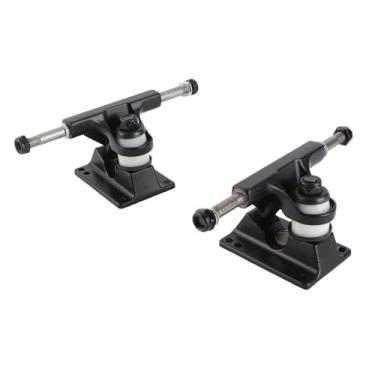 Imagem de Skateboard Truck Combo 3,25 Polegadas Acessório de Longboard Leve para Amantes de Skate (Preto)