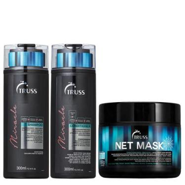 Imagem de Truss Miracle Kit Shampoo Condicionador e Net Mask 550g