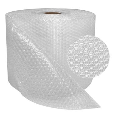 Imagem de Plástico Bolha para Embalagem, 40cm x 100m, Rolo Grande, Transparente TigerSul Suprimentos