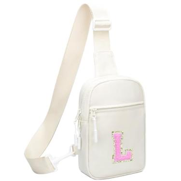 Imagem de KKXIU Presentes para meninas de 6, 7, 8, 9, 10, 11, 12 anos, bolsa tiracolo moderna para adolescentes, Bege, 5.7in x 8.1in x 1.7in, G