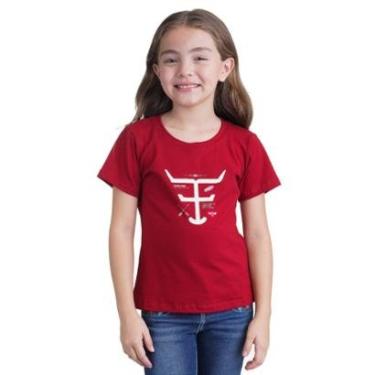 Imagem de CAMISETA FEMININA JUVENIL TEXAS FARM - CTF027 - VERMELHO CEREJA-Feminino