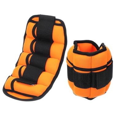 Imagem de PATIKIL 4,5 kg total/2,3 kg cada peso ajustável no tornozelo, 2 peças de peso de pulso e perna e braço, sacos de areia para mulheres e homens, treinamento de força, ioga, corrida, caminhada, aeróbica