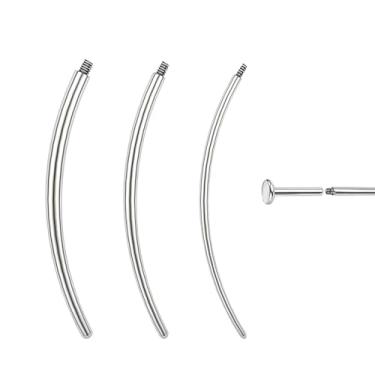 Imagem de jagosen 14G 16G 18G 20G Kit de piercing de bola de piercing ferramenta de aço inoxidável aplicador de brinco de costas planas Ferramenta aplicadora de pino de inserção sem rosca Kits de piercings de
