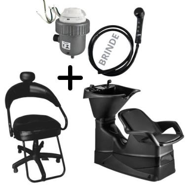Imagem de Kit Salão de Beleza Lavatorio de Cabelo + Cadeira  - SD