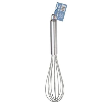 Imagem de Batedor de Ovos Fouet Manual em Aço Inox - 30cm - Catuaí