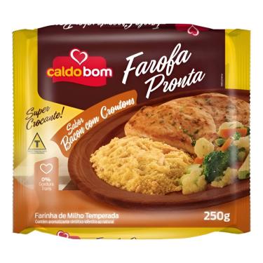 Imagem de Farofa De Milho Bacon Com Croutons Caldo Bom 250g