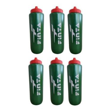 Imagem de 6 Squeeze Garrafa Futebol 1 Litro  Garrafinha - Finta