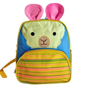 Imagem de Mochila Infantil Escolar Menino Menina Bichinhos Animais Zoo Impermeáv