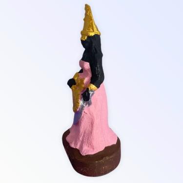 Imagem de Escultura Oxum Rosa 10 cm em resina - Lua Mistica