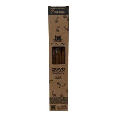 Imagem de Incenso Natural Nirvana Cravo Premium Caixa Com 5 Varetas - Lua Místic