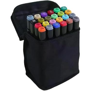 Imagem de Caneta Marcador Touch para Colorir Desenho Boobie Goods Profissional, Ponta Dupla, Codificados por Cores, Caixa de Bônus marcadores artisticos, Canetinha Touch Coloridas para Boobie Goods (24 cores)