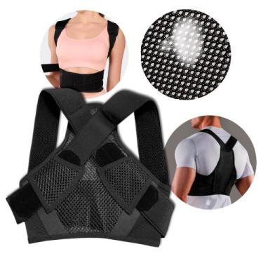 Imagem de Colete Postural Ajustável Alívio Para Coluna Correção De Postura Uso D