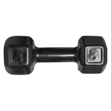 Imagem de Halter Sextavado Emborrachado 8kgs Musculação Academia Em Casa - 1 Fit