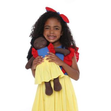 Imagem de Kit Vestido Fantasia Tal Menina Tal Boneca - Branca de Neve - no-brand