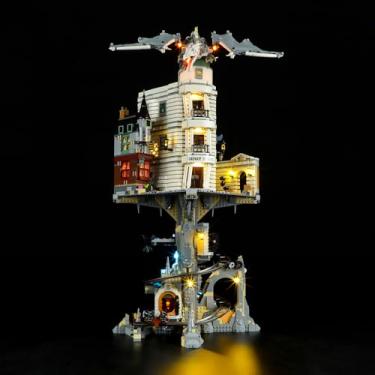 Imagem de BRIKSMAX Led Lighting Kit for LEGO-76417 Gringotts Wizarding Bank - Compatible with Lego Harry Potter Building Set- Not Include Lego Set