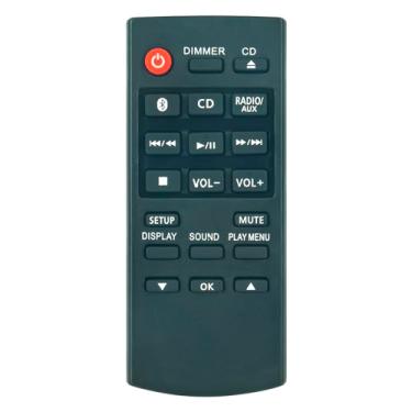 Imagem de AULCMEET N2QAYB000949 Novo controle remoto de substituição adequado para sistema de áudio Panasonic SCHC39 SC-HC39 SA-HC39