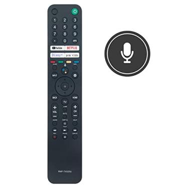 Imagem de Beyution Controle remoto de voz RMF-TX520U MG3-TX520U adequado para Sony TV KD75X80J KD65X80J KD55X80J KD50X80J KD43X80J KD85X85J KD75X85J KD65X85J XR65X90J XR55X90J 50 x 90 J KD55X85J KD50X85J