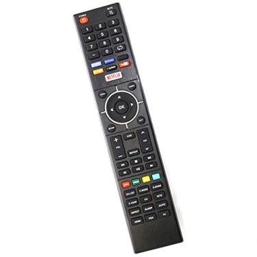 Imagem de Novo controle remoto adequado para Element Smart 4K LED TV E4SFC551 E4SFT551 Elst3216h E4SFC651 E4SJ5516H ELEFJ322S ELSFS422 E4SFC421 ELEFS403S ELSFS502 E4S4316H SJ5017, SJ5ELST4017 com chave VUDU da Netflix