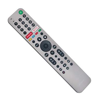 Imagem de RMF-TX611U RMFTX611U Controle remoto de substituição de pesquisa por voz com microfone adequado para Sony Bravia TV XBR-85Z8H XBR-75Z8H XBR85Z8H XBR75Z8H com 2 botões de tecla de aplicativo